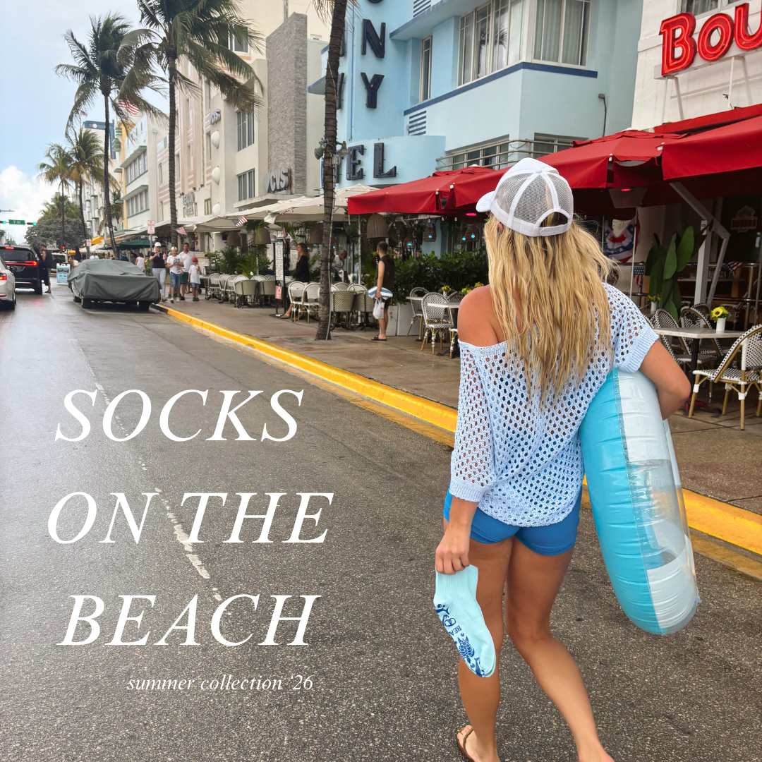 SOCKS ON THE BEACH