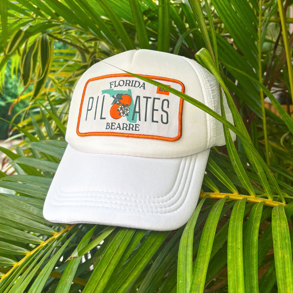 Florida Pilates License Plate Hat