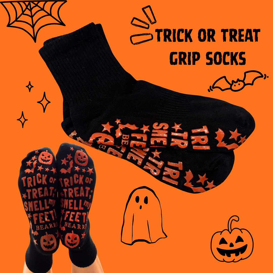 Trick or Treat Grip Socks