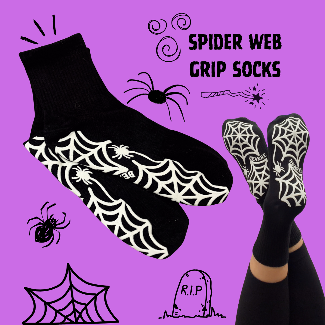 Spider Web Grip Socks